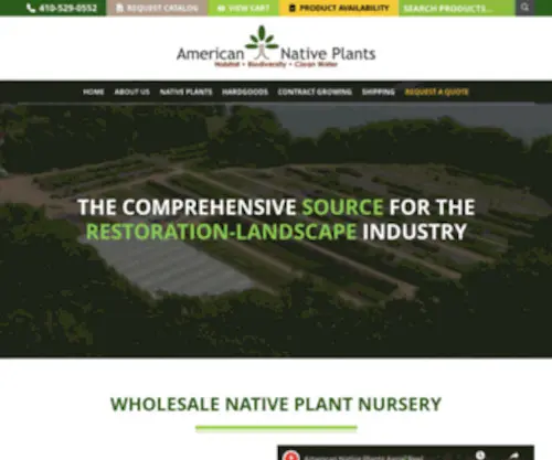 Americannativeplants.org(American Native Plants) Screenshot