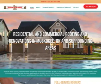 Americannativeroofingok.com(American Native Roofing) Screenshot