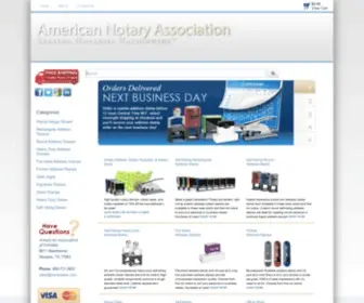 Americannotaryassociation.org(Notary stamps) Screenshot