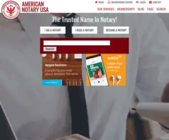 Americannotaryusa.com(Mobile Notary Public Directory) Screenshot