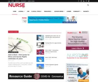 Americannursetoday.com(My American Nurse official Journal of the American Nurses Association (ANA)) Screenshot