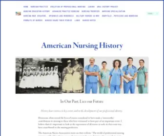 Americannursinghistory.org(American Nursing History) Screenshot