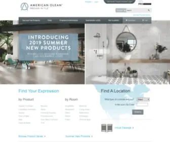 Americanolean.com(American Olean) Screenshot