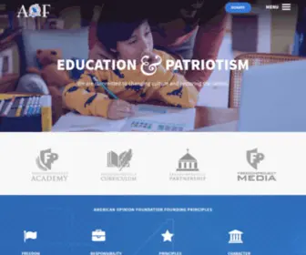 Americanopinionfoundation.org(AOF) Screenshot