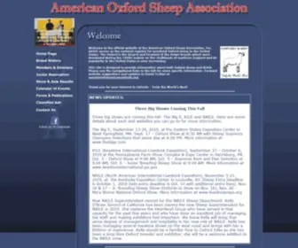 Americanoxfords.org(American Oxford Sheep Association) Screenshot