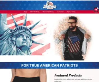 Americanpatriotoutfitters.com(For true patriots of America) Screenshot