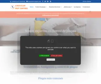 Americanpest.com(✅ En American Pest Control somos especialistas en el control de todo tipo de plagas) Screenshot