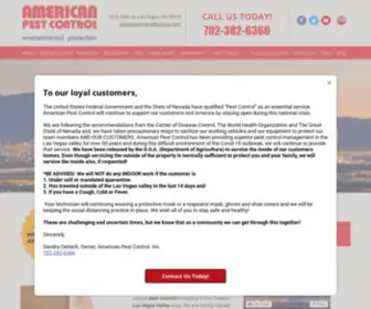 Americanpestcontrol.com(American Pest Control) Screenshot