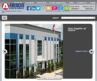 Americanpipe.com(American Pipe and Supply) Screenshot