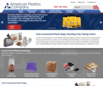 Americanplasticscompany.com(Poly Bags) Screenshot