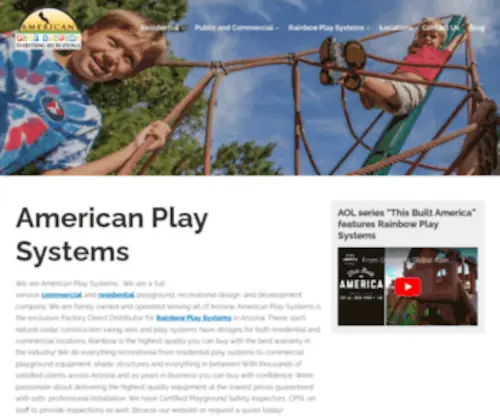 Americanplaysystems.com(American Play Systems) Screenshot