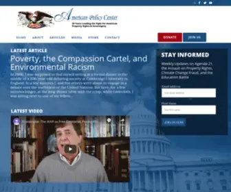 Americanpolicy.org(American Policy Center) Screenshot