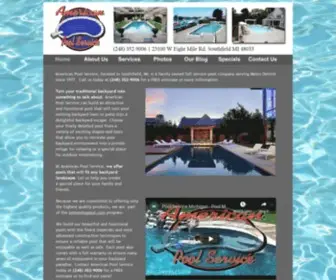 AmericanpoolsvCmi.com(American Pool Service) Screenshot