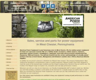 Americanpowerequipment.net(Chainsaws) Screenshot