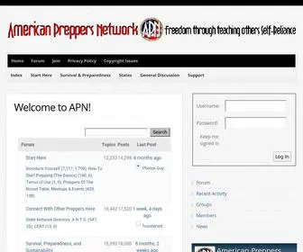 Americanpreppersnetwork.net(American Preppers Network Forum) Screenshot