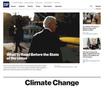 Americanprogress.org(Center for American Progress) Screenshot