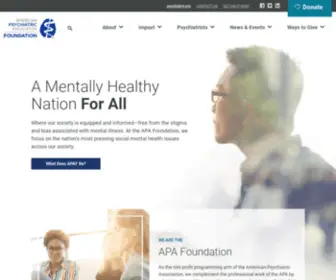 AmericanpsychiatricFoundation.org(americanpsychiatricfoundation) Screenshot