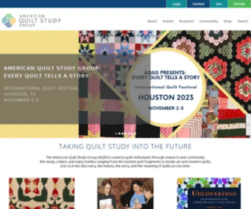 Americanquiltstudygroup.org(American Quilt Study Group) Screenshot