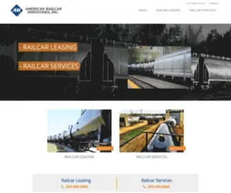 Americanrailcar.com(American Railcar Industries) Screenshot