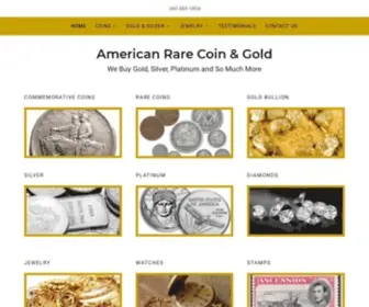 Americanrarecoin-Gold.com Screenshot