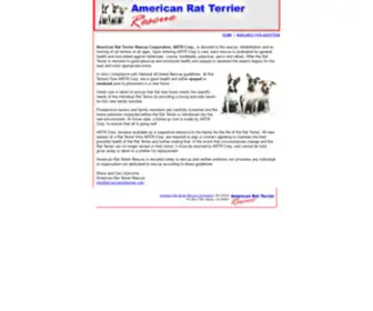 Americanratterrier.com(American Rat Terrier Rescue) Screenshot