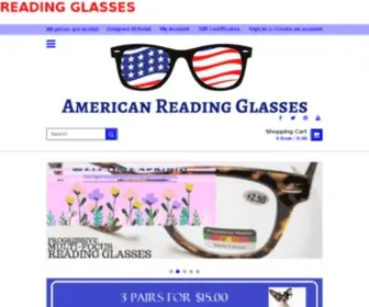 Americanreadingglasses.com(Reading Glasses) Screenshot