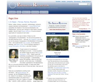 Americanrevolution.com(Portraits in Revolution) Screenshot
