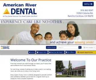 Americanriverdental.com(American River Dental) Screenshot