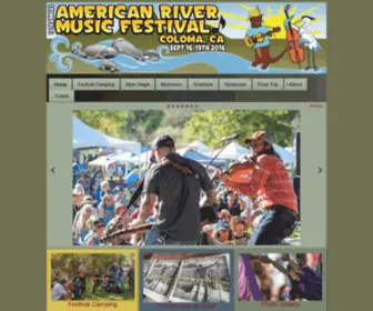 Americanrivermusic.org(American River Music Festival) Screenshot