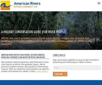 Americanrivers.org(Life Depends on Rivers) Screenshot