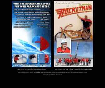 Americanrocketman.com(The Rocketman's website) Screenshot
