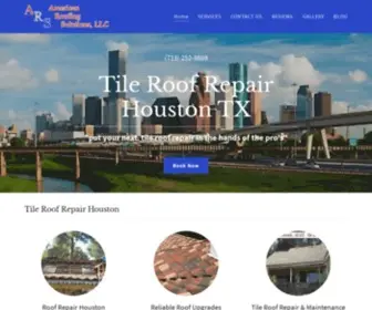 Americanroofingsolutions.org(Tile Roof Repair Houston) Screenshot