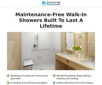 Americansafeshowers.com(Walk-In Showers) Screenshot