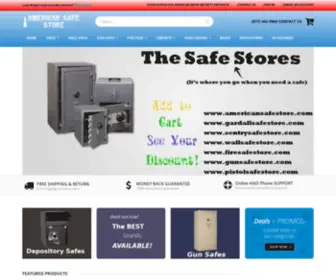 Americansafestore.com(American Safe Store) Screenshot