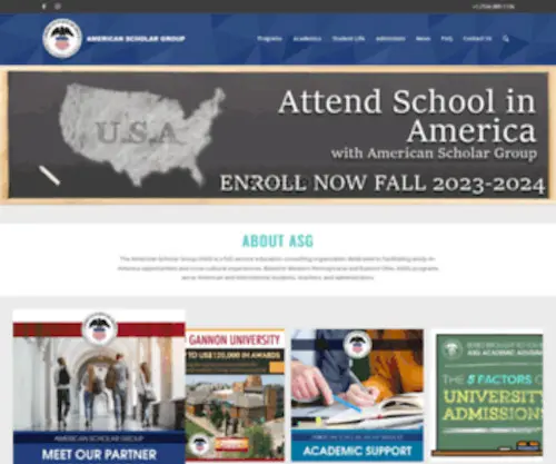 Americanscholargroup.com(American Scholar Group) Screenshot