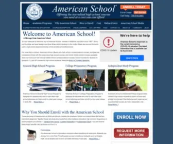 Americanschool.org(American School of Corr) Screenshot