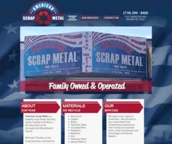 Americanscrapmetal.nyc(American Scrap Metal) Screenshot