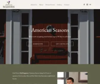 Americanseasons.com(Nantucket Restaurants) Screenshot