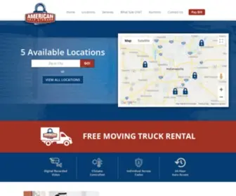 Americanselfstoragecommunities.com(Self Storage in Avon) Screenshot