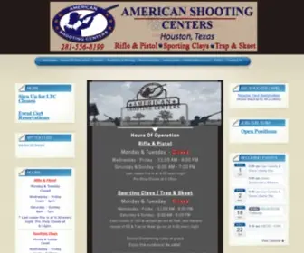 Americanshootingcenters.com(American Shooting Centers) Screenshot