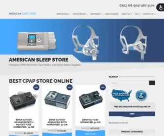Americansleepstore.com(Cheapest CPAP Machine Store American Sleep Store) Screenshot