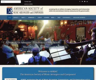 Americansocietyofmusicarrangersandcomposers.org(ASMAC) Screenshot