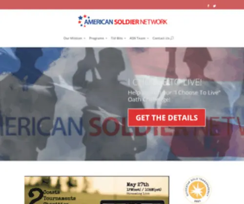 Americansoldiernetwork.org(Home) Screenshot