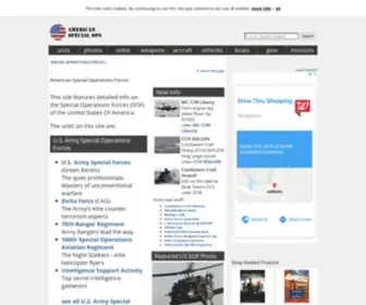 Americanspecialops.com(Special Forces) Screenshot