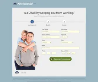 Americanssd.com(Social Security Disability Benefits Evaluation) Screenshot