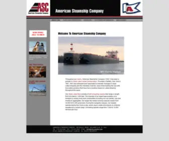 Americansteamship.com(Amercian Steamship Company) Screenshot