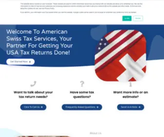 Americanswisstax.com(Tax Outsourcing Made Easy) Screenshot