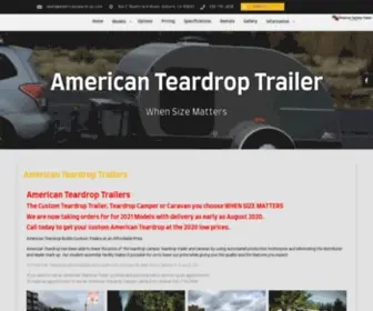 Americanteardrop.com(American Teardrop Trailers) Screenshot