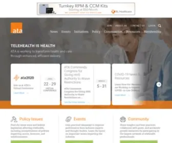 Americantelemed.org(American Telemedicine Association) Screenshot