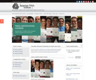 Americantesol.com(TESOL Certification) Screenshot
